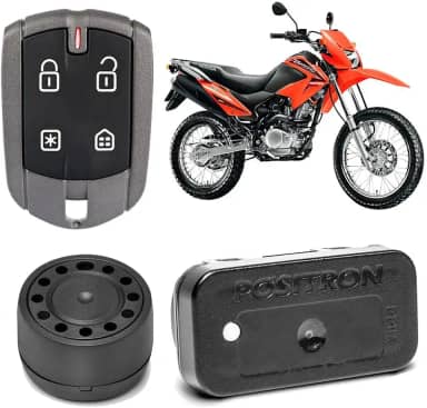 Alarme P/Moto Yamaha Positron Duoblock Fx 350 G8 Dedicado Nova Fazer 2018