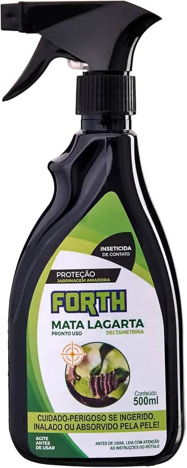 Forth Mata Lagarta, Pronto Uso, Inseticida de Contato e Ingestão, Deltametrina, 500ml