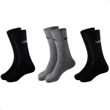 Kit 3 Pares Meias Cano Médio Curto Mash Algodão Felpa Atoalhada Unissex Adulto