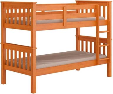 Beliche Madeira Maciça Mel Acetinado com Escada Fixa Marjorie