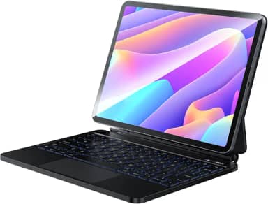 BETTDOW Capa com Teclado e Trackpad para iPad iPad Air 11 inch M3 2025/Air 6ª 11 polegadas M2 2024/iPad Air 4th/5th 10.9 inch & iPad Pro 11 inch (4th/3rd/2nd/1st Gen),Teclado de seis linhas