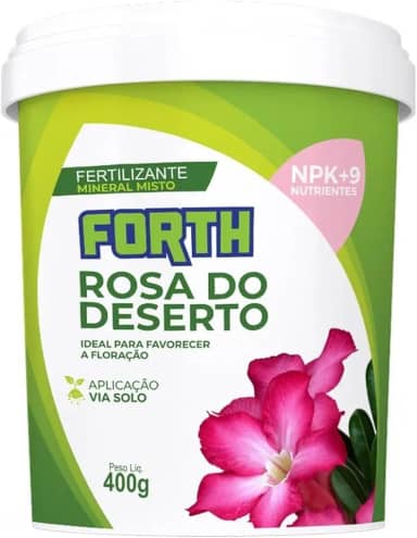 Adubo Fertilizante Forth Rosa Do Deserto 400g Floração Flor