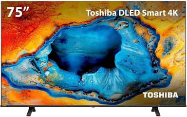 Smart TV DLED 75" 4K Toshiba 75C350NS VIDAA 4 HDMI 2 USB Wi-Fi - TB033M