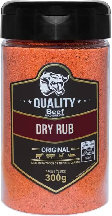 Quality Beef Tempero Sal de Parrilla Dry Rub 300g