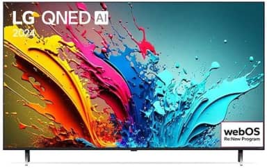 Smart TV LG 75' 4K QNED processador a8 AI, 120Hz, Design Super Slim, FreeSync e webOS 24-75QNED85TSA