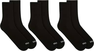 Kit 3 Pares de Meias Cano Médio Mash Com Tecido Respirável Algodão Masculino Adulto