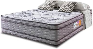 Colchão Casal Ortofirm 138x188x32 Double Face Espuma D45 Cinza