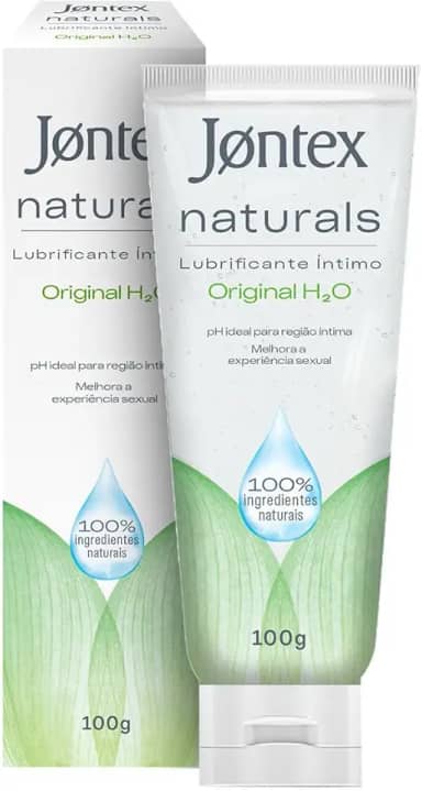 Jontex Naturals - Gel Lubrificante Íntimo natural - Original H2O - 100g c/Probióticos