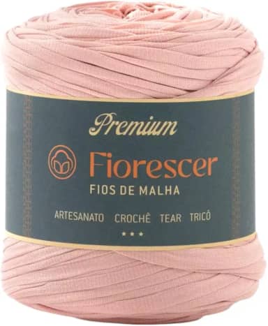 Fio de Malha Premium Fiorescer, ROSE, 140 metros, 28 mm, Crochê, Tricô