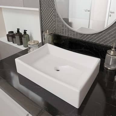 Cuba Pia para Banheiro Retangular Dalla Branco