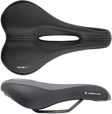 Selim Ciclismo Mtb Absolute Em Gel 165Mm X 270Mm Pto/Cnz