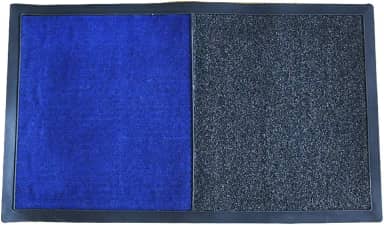 TAPETE EMBORRACHADO SANITIZANTE HIGIENIZADOR 50X85CM (Azul)