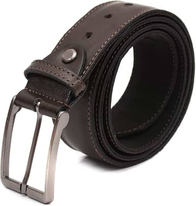 Cinto Masculino Couro Legítimo Social Extra Macio Premium Largo Ajustável