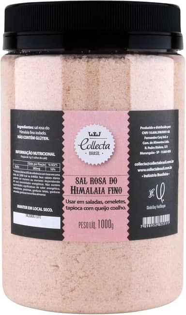 Collecta Sal Rosa Do Himalaia Fino 1000G