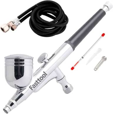 Aerógrafo Para Pintura Com 6 Acessórios