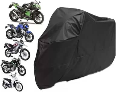 Capa de Cobrir Moto em Couro Protetora Impermeável Anti-uv (FAZER 250)