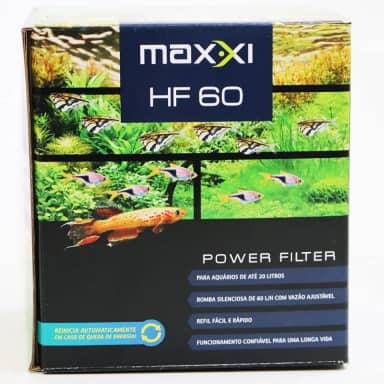 Filtro Externo 60L E H 110V Maxxi Power Tudo Pet Para Peixes