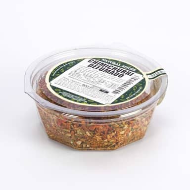 Chimichurri Defumado 90 g – Tempero Natural, Aromático e Versátil em Pote Hermético - Natural Spices