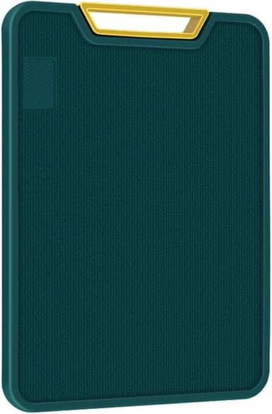 Tábua de Corte Polietileno Antibacteriana – Resistente, Não Mancha, Ideal para Carne, Legumes e Cozinha Profissional – Alça Ergonômica – Fácil Limpeza – 34x28cm | Premium InoVibes