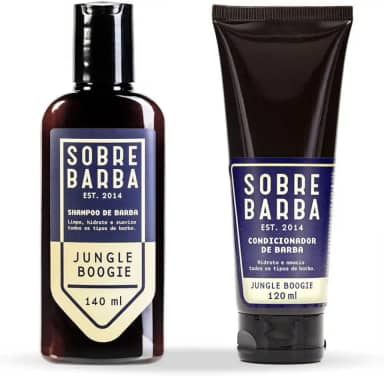 Kit SOBREBARBA Shampoo e Condicionador para Barba Jungle Boogie
