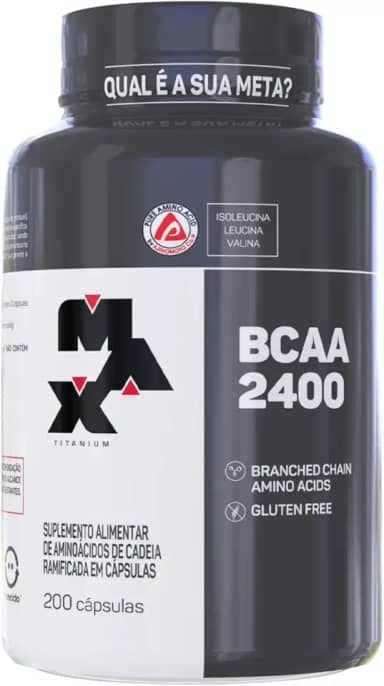 Max Titanium BCAA 2400, 200 Cápsulas