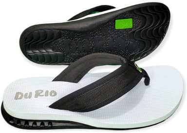 Chinelo DuRio Ultra Premium Neo Black Indicado Para Esporão e Fascite Plantar