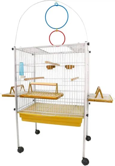 JEL PLAST VIVEIRO PARA CALOPSITA TRIPLEX - AMARELO, GRANDE