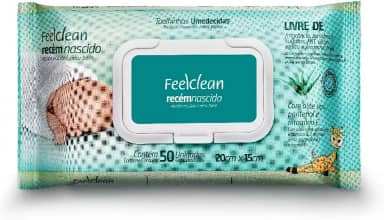FEELCLEAN Toalha Umedecida Recem Nascido 50Un