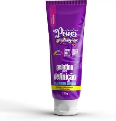 Gelatina Para Definição Texturizações Soul Power - Alta definição e Volume Estruturado - 280g