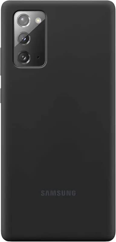 Capa Protetora Silicone Preta Galaxy Note 20