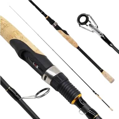 VARA DE PESCA PESCARIA PARA MOLINETE LUMIS INTENSE CARBONO JAPONES TORAYCA IM8 6'0" (1.83M) 10-25LB - 2 PARTES - PESCA MEDIA/PESADA - ISCA ARTIFICIAL - TUCUNARE - DOURADO - PACU