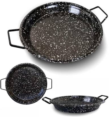 Tacho de Ferro Esmaltado Paellera 50cm Diâmetro