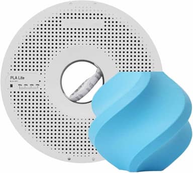 Filamento Bambu Lab para Impressora 3D PLA LITE - Cyan - Com carretel reutilizável - 1,75mm - 1kg
