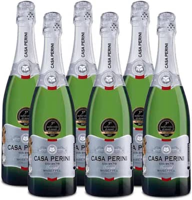 Kit 6 Espumantes Casa Perini Moscatel 750 ml