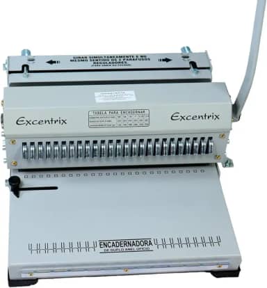 Encadernadora Perfuradora Wire-o 2x1 Fura, Fecha e Elimina