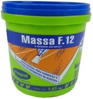 Massa Para Calafetar F12 Viapol 1,65kg Imbuia