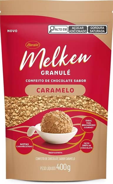 Chocolate Granulado Caramelo Granulé 400G Melken Harald
