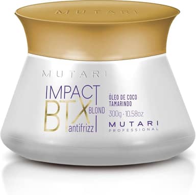 Impact Btx Blond Antifrizz Mutari 300g Para Cabelos Loiros