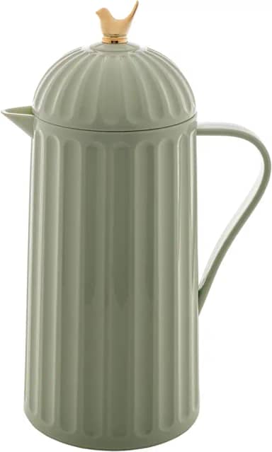 WOLFF - Garrafa Térmica de Plástico Bird Menta 1L - Enxoval - Organização - Decoração - Cozinha - Mesa Posta - Utilidades Domésticas - Perfeita Para Café e Chá