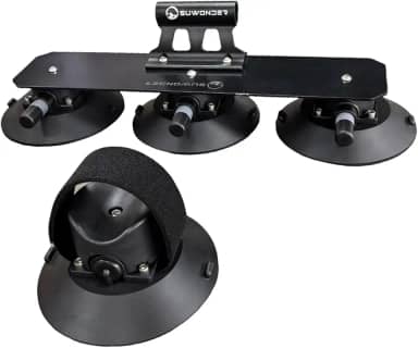 kowaku Suporte de bicicleta com ventosa para teto de carro, universal, fácil de instalar, em liga de alumínio, para bicicletas.