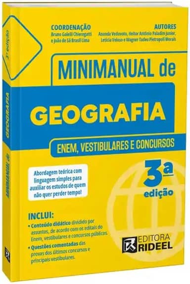 MINIMANUAL DE GEOGRAFIA - ENEM, VESTIBULARES E CONCURSOS