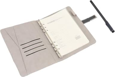 Luqeeg Caderno Digital com Caneta, Tempo Real Digitalização Sincronização Conversão para Texto BT Caderno Eletrônico com Canetas Inteligentes, Gadgets Tecnológicos para Anotações (Preto)