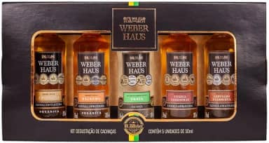 Weber Haus Estojo Com 5 Unidades De Cachaça 50 Ml