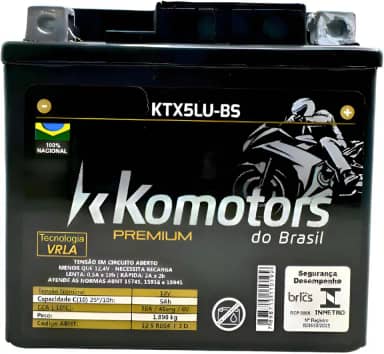 Bateria Titan Fan 125 150 Ybr Factor 125 5ah