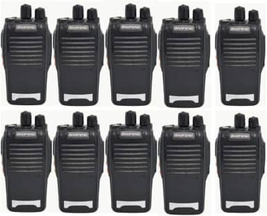 Kit 10 Walktalk Baofeng Radio Comunicador Bf777s