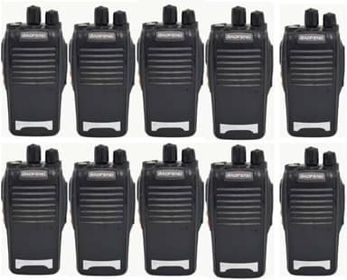 Kit 10 Walktalk Baofeng Radio Comunicador Bf777s