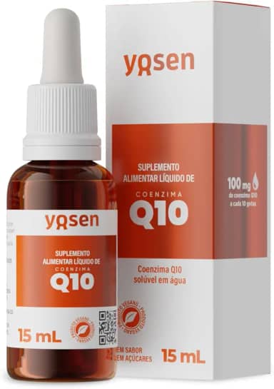 Coenzima Q10 Ydrosolv Yosen 15ml - Um Novo Conceito em CoQ10