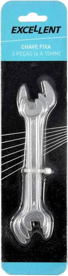 EDA Chave Fixa De Boca Em Jogo Com 3 Peças 6 A 15 Mm Excellent