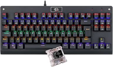 Teclado Mecânico Redragon Dark Avenger Preto Iluminação Rainbow Switch Preto, K568R