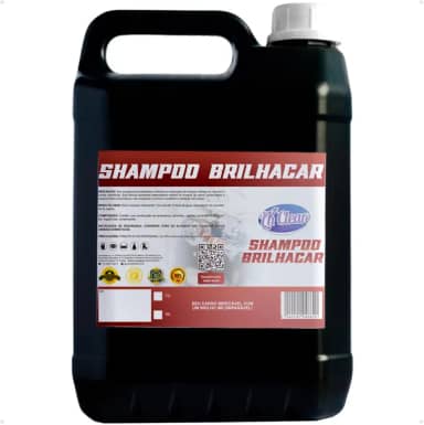 Shampoo Automotivo Concentrado Neutro, 5 Litros, Líquido, Biodegradável, Limpeza Pesada para Carro, Moto, Caminhão, Aeronaves, Navios
